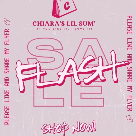 Other - LIVE SHOW FLYER- Join me to shop & share 💕 No Theme